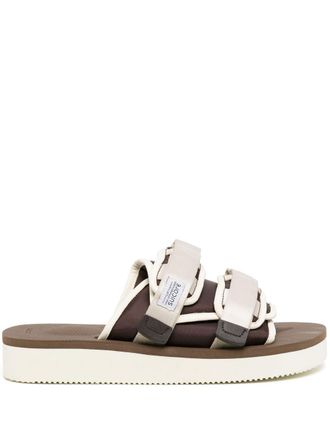 Suicoke MOTO-PO touch-strap sandals - Brown