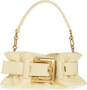 Balmain Shoulder Bags, female, Yellow, Size: ONE SIZE Anthem Mini Shoulder Bag