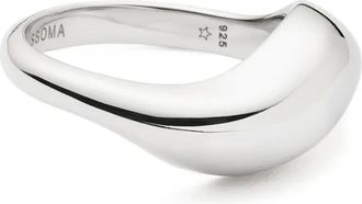 Missoma Savi signature stacking ring - Silver