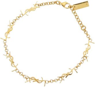 Saint Laurent Cassandre Multi-Charm Bracelet
