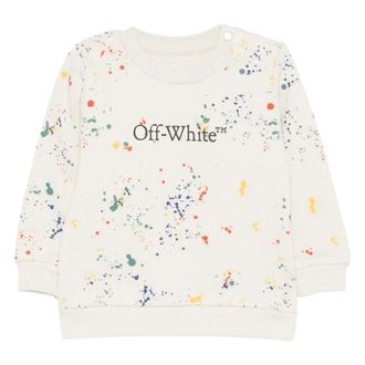 Off-white Splat Crewneck Sweatshirt