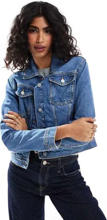 Jack & Jones denim jacket in medium blue