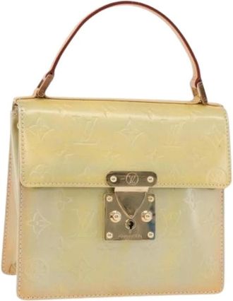 Louis Vuitton Pre-owned Vintage Hand Bag - Dames - Vintage Handtas - Geel - ONE Size - Leer - Vintage