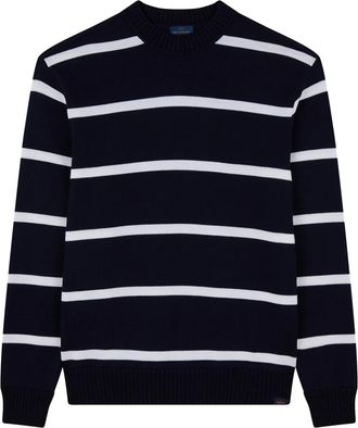 Paul & Shark striped crewneck sweater - men - Virgin Wool - XXXL - Blue