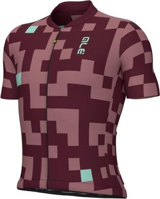 Al&eacute; Pragma Pixel S/S Jersey Velotrikot f&uuml;r Herren | rot