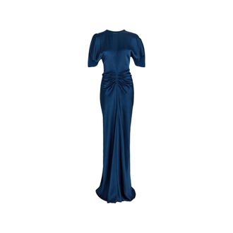 Victoria Beckham Gowns, female, Blue, Size: 2XS Isabella Gown