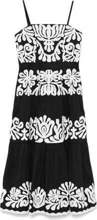 Sea New York Agathe midi-jurk - Zwart