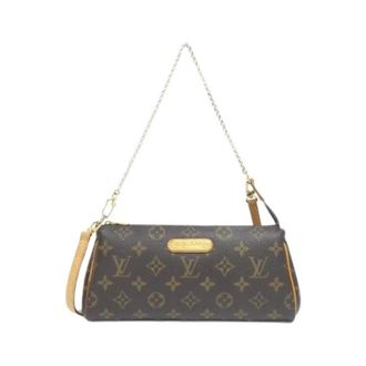 Louis Vuitton Pre-owned Clutches, female, Brown, Size: ONE SIZE Pre-owned Monogram Eva Shoulder Bag