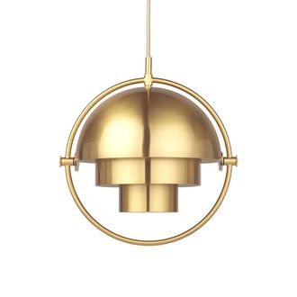 GUBI Multi-Lite Pendelleuchte S, &Oslash; 22,5 cm, Messing