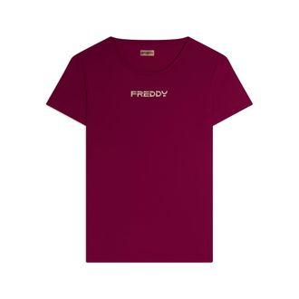 Freddy T-shirt regular in tessuto tecnico leggero