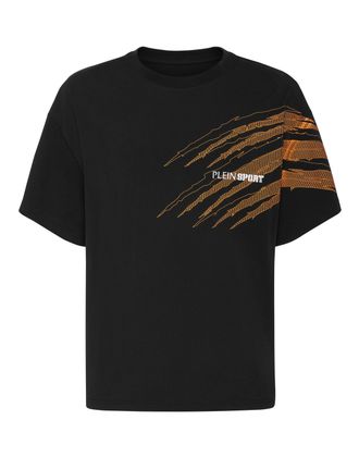 Plein Sport T-Shirt Ronde Hals Ss Scratch