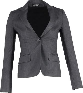Theory Pre-owned Womens Blazer in Grey Wool - Size 2XS
