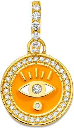 Buddha Mama Pendente con diamanti - Oro