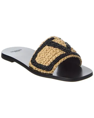 Valentino Viva Superstar Raffia Sandal