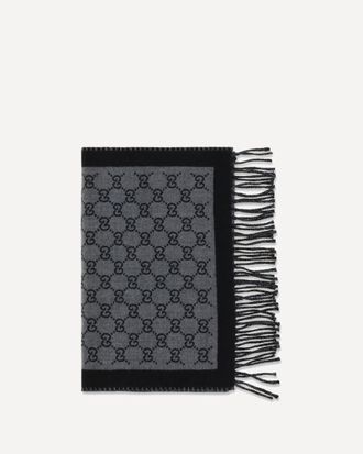 Gucci Sciarpa in lana GG jacquard Man UNI