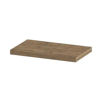 Bernacchini 35d wandplank - 60x35x3.5cm - voorzijde afgekant - tbv nis - MFC Naturel eiken