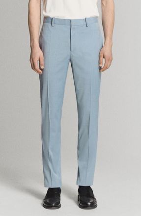 Mango Super Slim Fit Stretch Suit Pants in Sky Blue at Nordstrom, Size 30