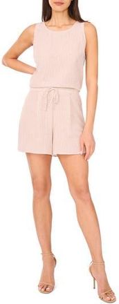 CeCe by Cynthia Steffe Patterned Tank & Shorts Set in Beige/White at Nordstrom Rack, Size X-Large