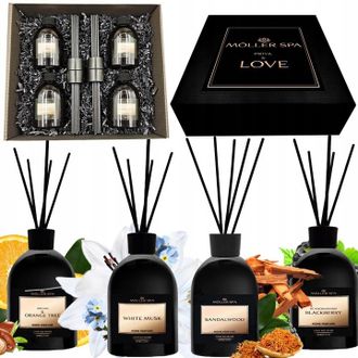 OEM 4 Varitas Arom&aacute;ticas Para El Hogar De 250 Ml, Set De Regalo De San Valent&iacute;n, 1000 Ml