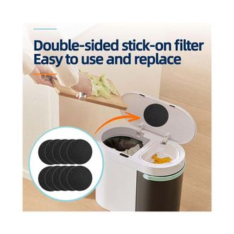 OEM 20 Filtros De Carb&oacute;n Para Cubo De Compost De 6,7 Pulgadas, Filtro De Carb&oacute;n Activado Para Compostador De Cocina, Repuesto Para Contenedor De Encimera