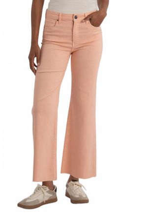 Kut from the Kloth Meg High Rise Fab Wide Leg Jeans In Sherbert