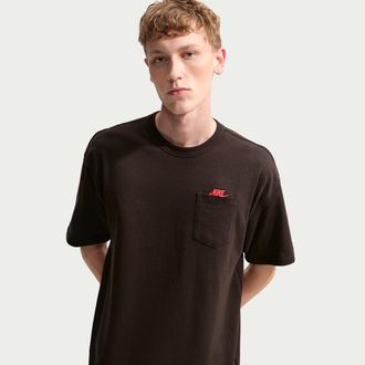 Nike Mens Nike Sportswear Premium Essentials T-Shirt in Brown | IH1123-220