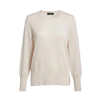 Gran Sasso Round-neck Knitwear, female, White, Size: XS 58202 Round-neck Knitwear