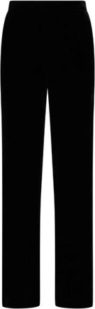 Maliparmi Pantalone Fluid Velvet - Dames - Straight fit broeken - Zwart - S - Broeken