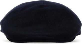 Borsalino Parigi Duckbill Flat Cap - Heren - Hoeden - Blauw - 58 CM - Accessoires
