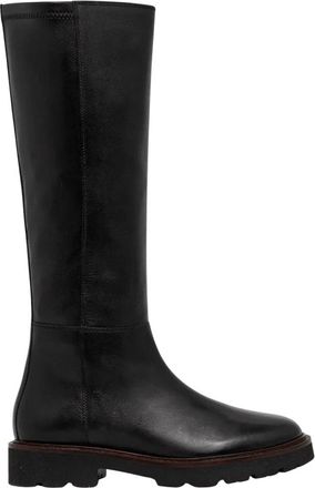 Geox Norize Biker Boots - Dames - Hoge Laarzen - Zwart - 37 EU - Leer - Schoenen