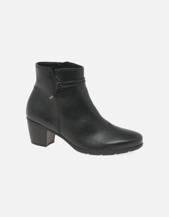Gabor Womens Ela Womens Ankle Boots - Black - Size: 4.5