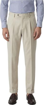 BRIGLIA 1949 Broek - Heren - Slim Fit Broeken - Beige - XL - Broeken