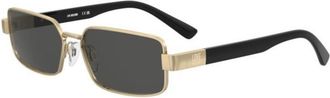 Love Moschino MOL100/S 000/IR Womens Sunglasses Gold Size 58