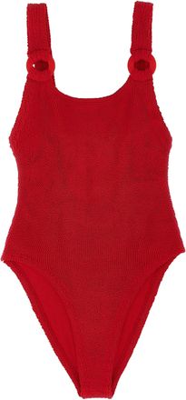 Hunza G Domino zwempak uit &eacute;&eacute;n stuk