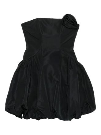 Cult Gaia Strapless mini-jurk met bloemenprint - Zwart