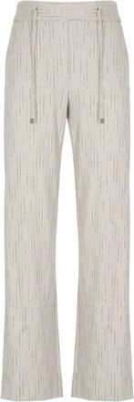 D.exterior striped trousers - Neutrals