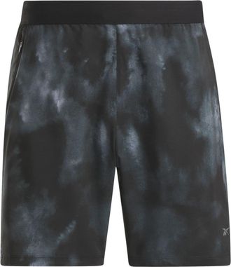 Reebok logo-print running shorts - men - Recycled Polyester - S - Black
