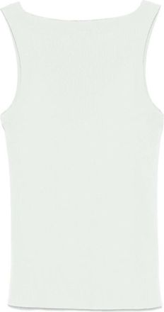 Liviana Conti Glas Top Modieuze Blouse - Dames - Tops zonder mouwen - Groen - M - Tops