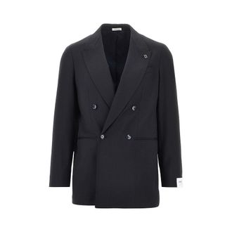 Breras Milano Arezzo wool double-breasted jacket Man 50