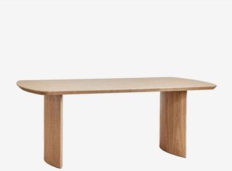 Sklum Sklum - Mesa de comedor rectangular 200x100 cm en mdf Tuareg