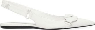 Courrèges Racer ballet flats - White