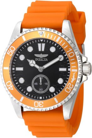 Invicta Pro Diver 49337 Heren Horloge - Quartz Uurwerk - Roestvrij Staal met zwarte Wijzerplaat - 43mm