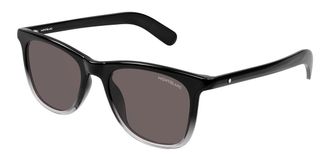 Montblanc MB0496S 003 Mens Sunglasses Black Size 52