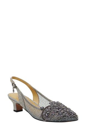 J. Rene&eacute; Strovanni Slingback Pump in Pewter at Nordstrom, Size 10.5