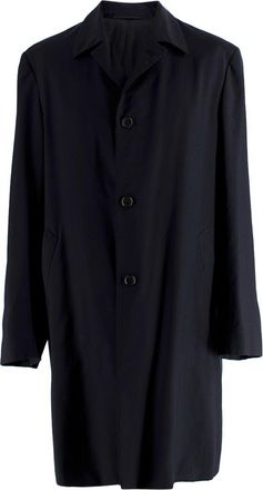 Jil Sander Navy Lightweight Trench Coat Size M
