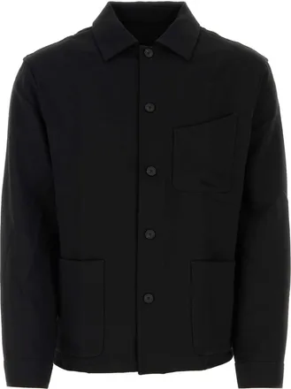 Givenchy Black Wool Blend Shirt