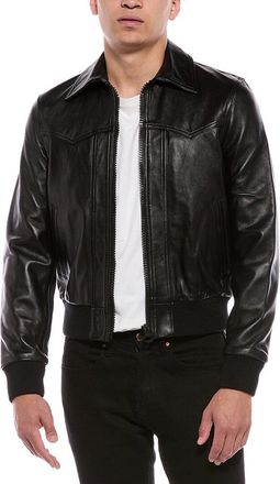 Blk Dnm Blk Dnm Leather Jacket