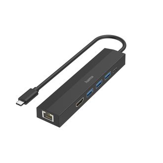 Hama 00200144 Hub De Interfaz Usb 3.2 Gen 1 (3.1 Gen 1) Type-c 5000 Mbit/s Negro