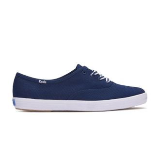 Keds Womens Keds Champion Sneakers Navy Canvas Comfort Casual Shoes ZAP1425
