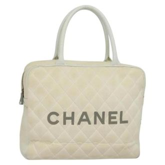 Chanel Pre-owned Tela bolsos-chanel - Pre-owned - Mujer - Beige - ONE SIZE